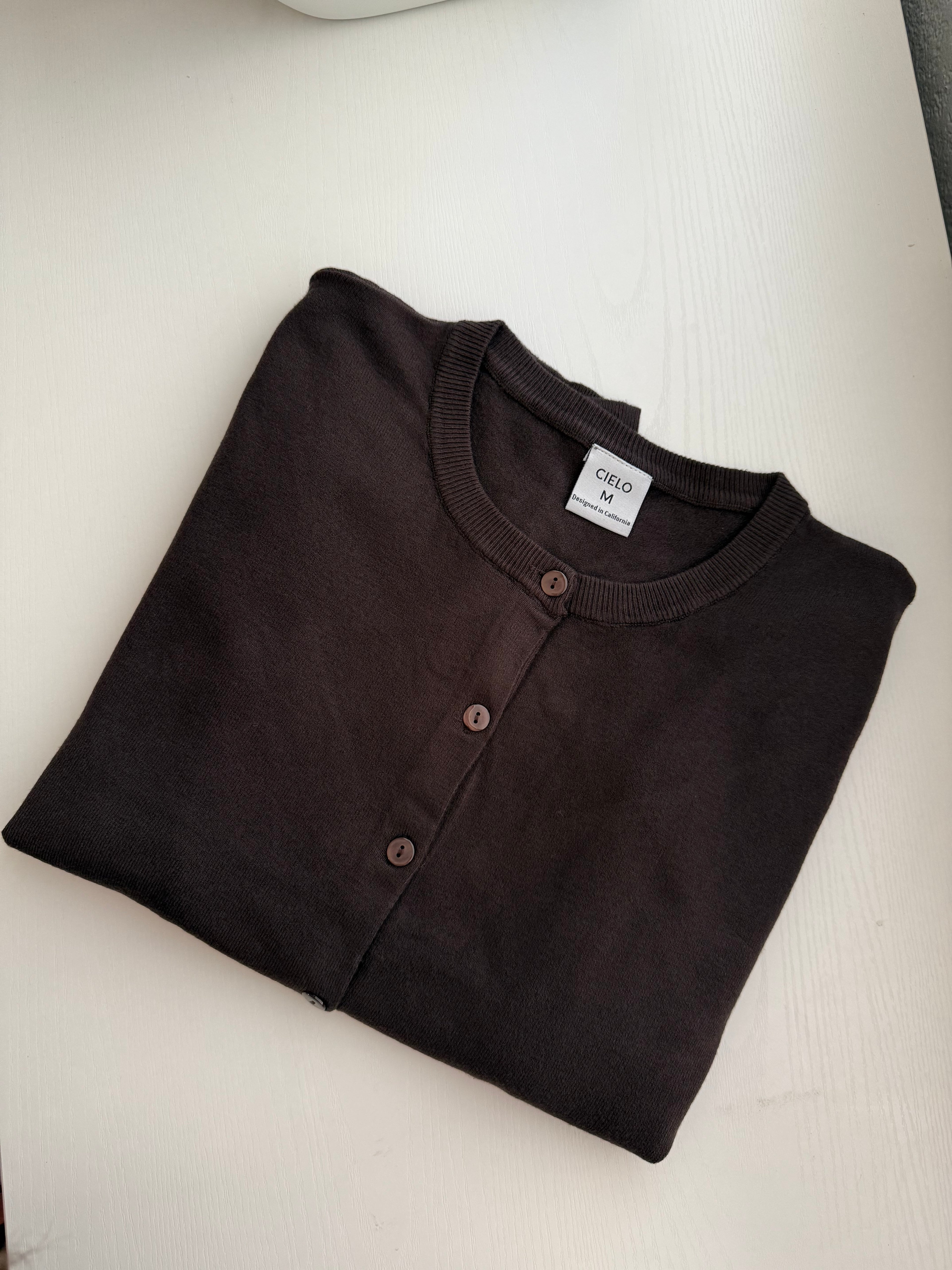Espresso Cardigan
